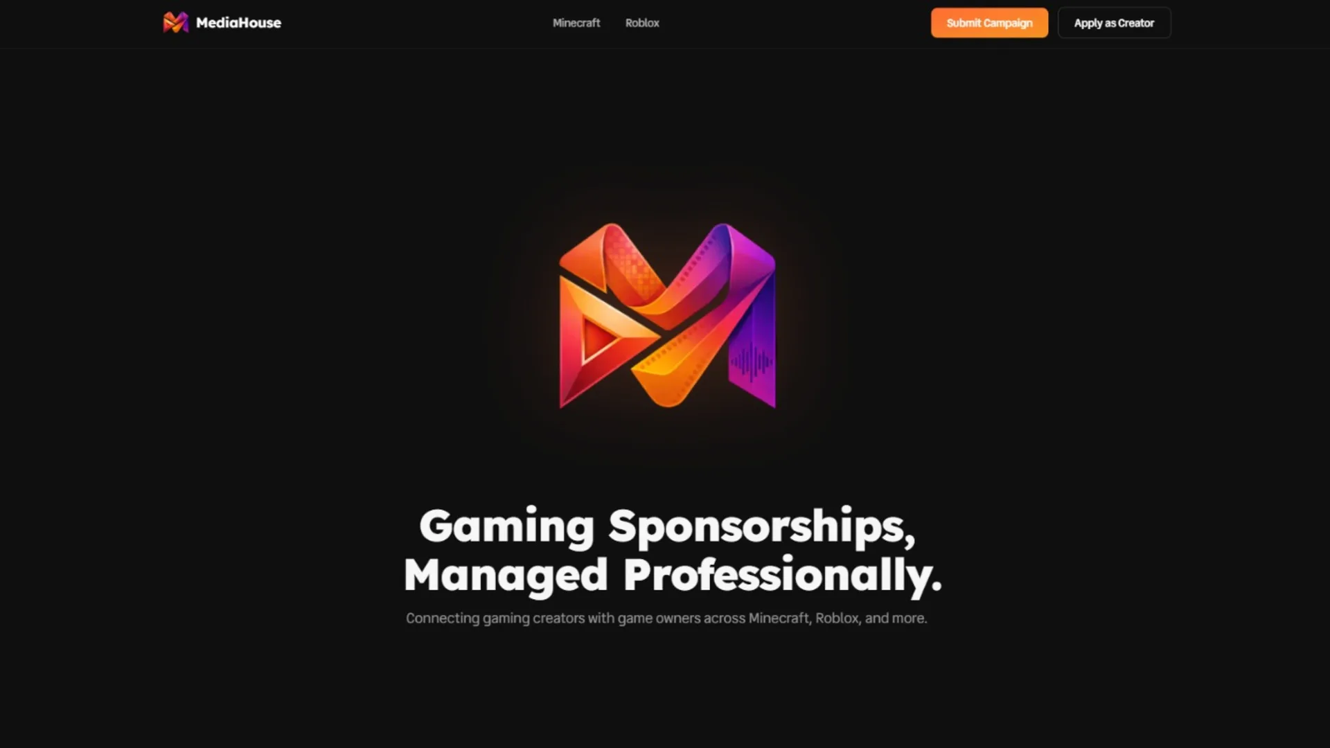 MediaHouse Website - screenshot 1