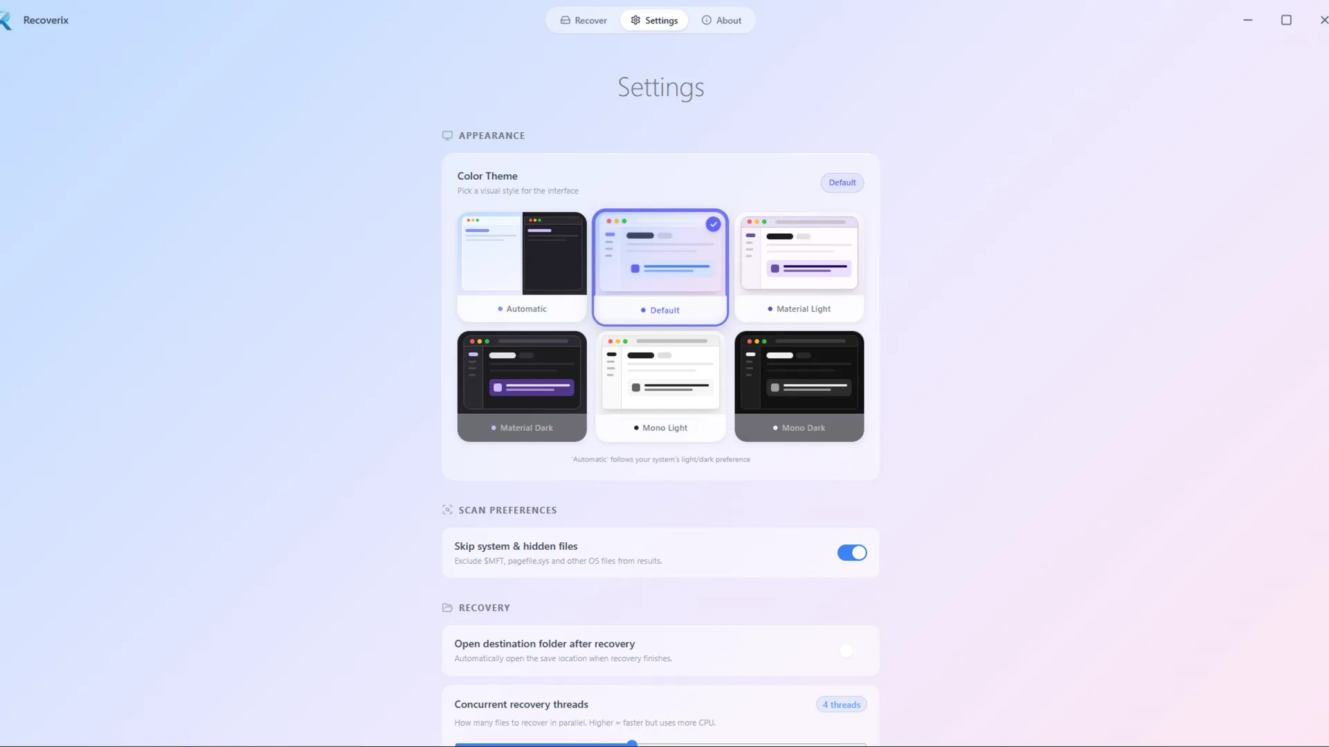 Recoverix - screenshot 3