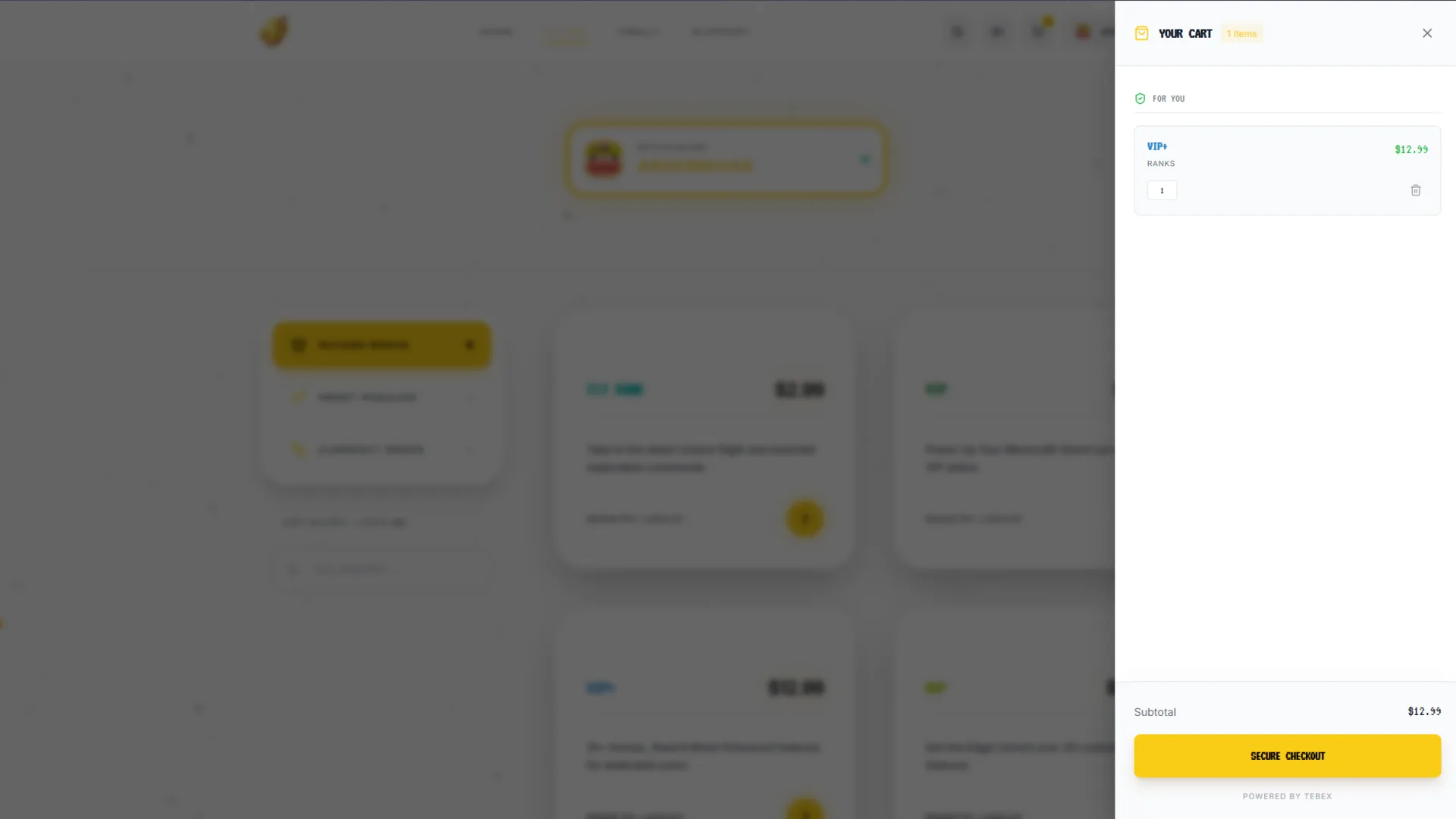 SourMC Website Template - screenshot 2